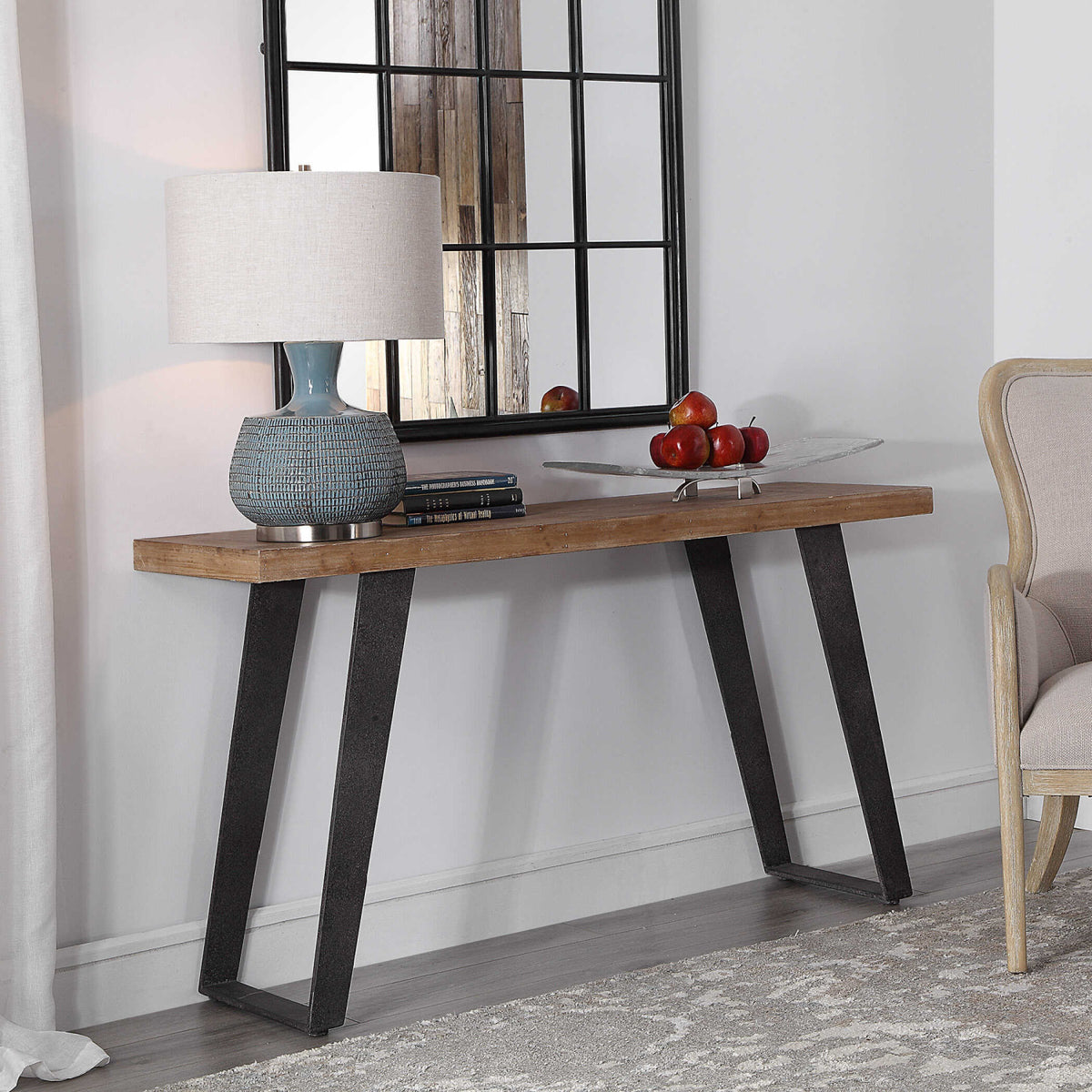 Modern European furniture - Fir Wood Console Table - www.oroa.com