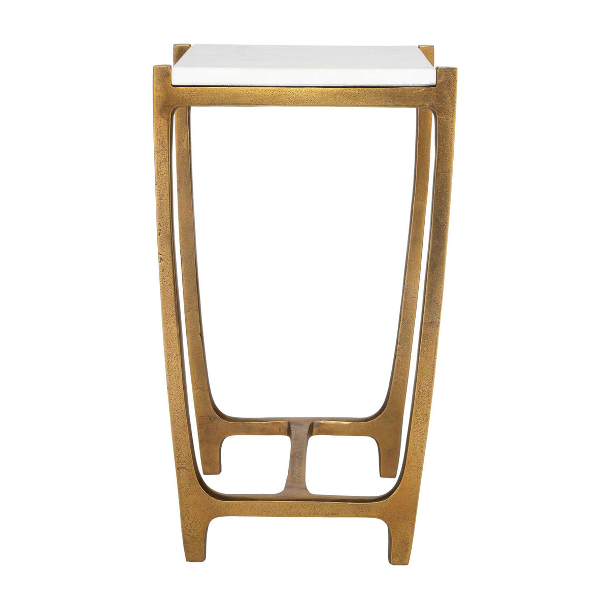 Modern European furniture - Antique Gold Framed Accent Table Table - www.oroa.com