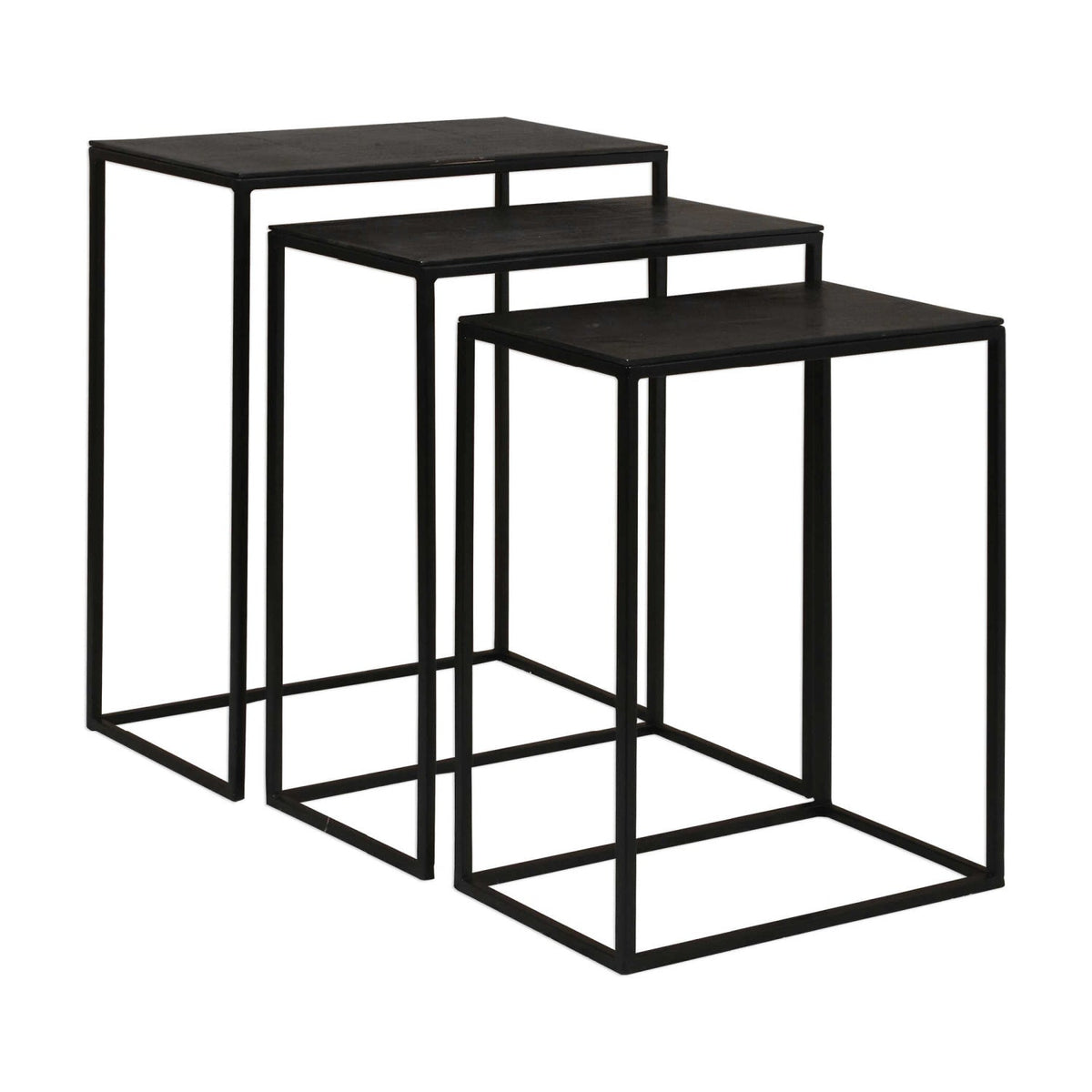 Modern European furniture - Cast Aluminum Nesting Tables (3) - www.oroa.com