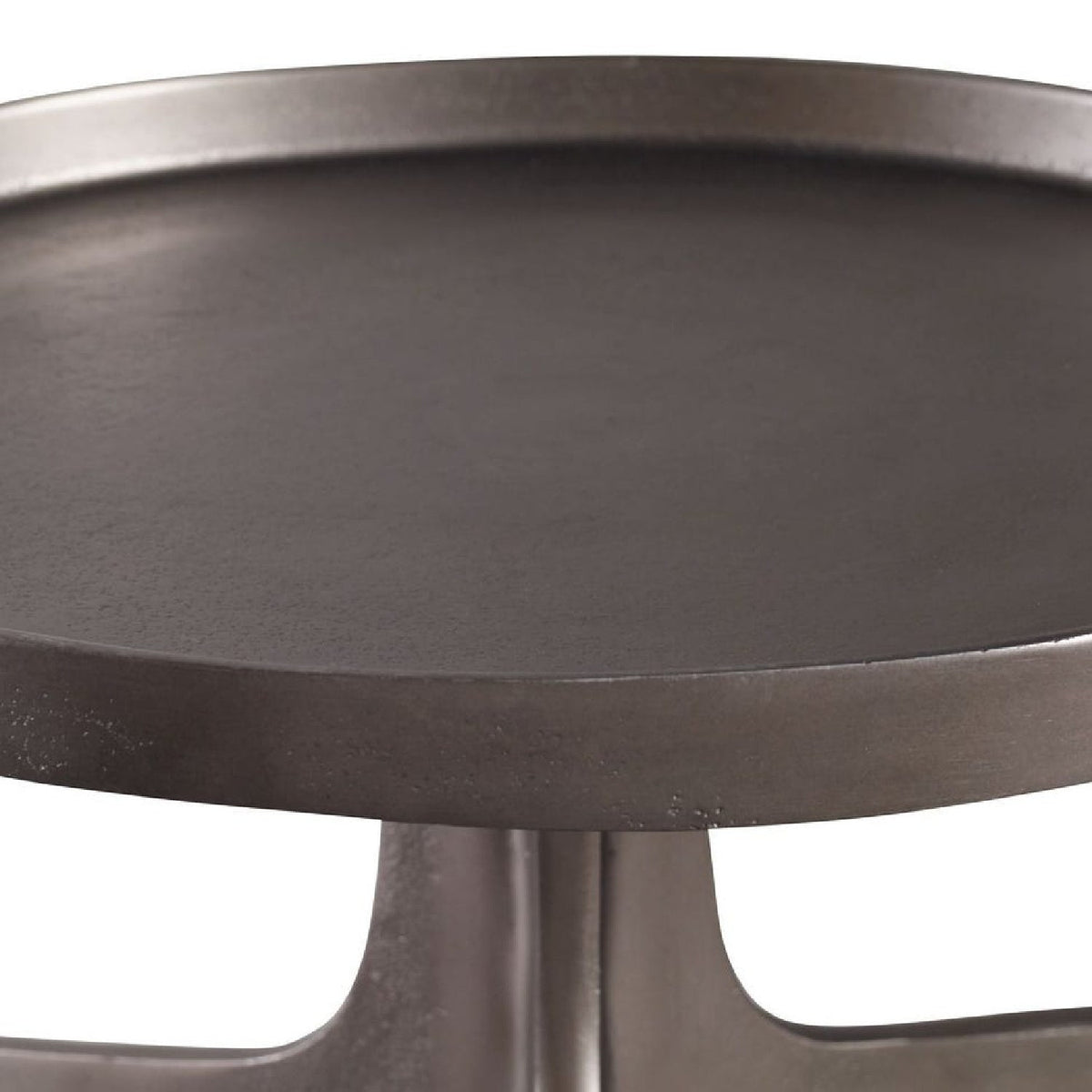 Modern European furniture - Round Cast Aluminum Accent Table - www.oroa.com