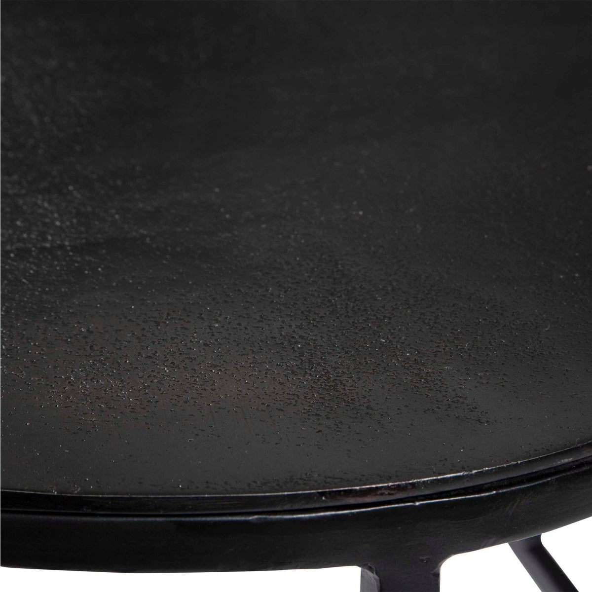 Black Aluminum Oval Coffee Table by Uttermost Coreene, alternate view 5
