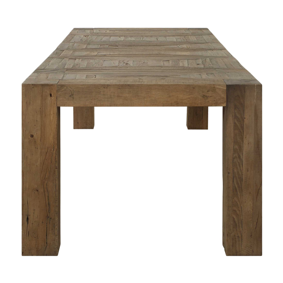 Natural Wood Dining Table Table by Uttermost Aldan, alternate view 4