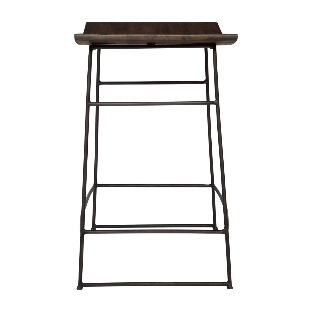 Solid Mango Scooped Counter Stool by Uttermost Thura, alternate view 4