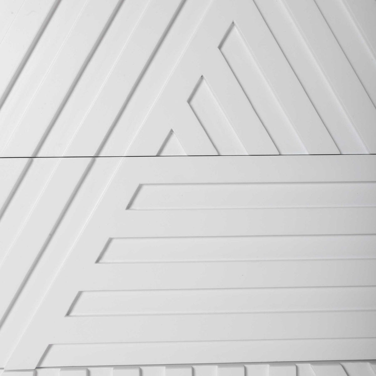 Modern European furniture - Geometric Carved 3-Drawer Chest - www.oroa.com
