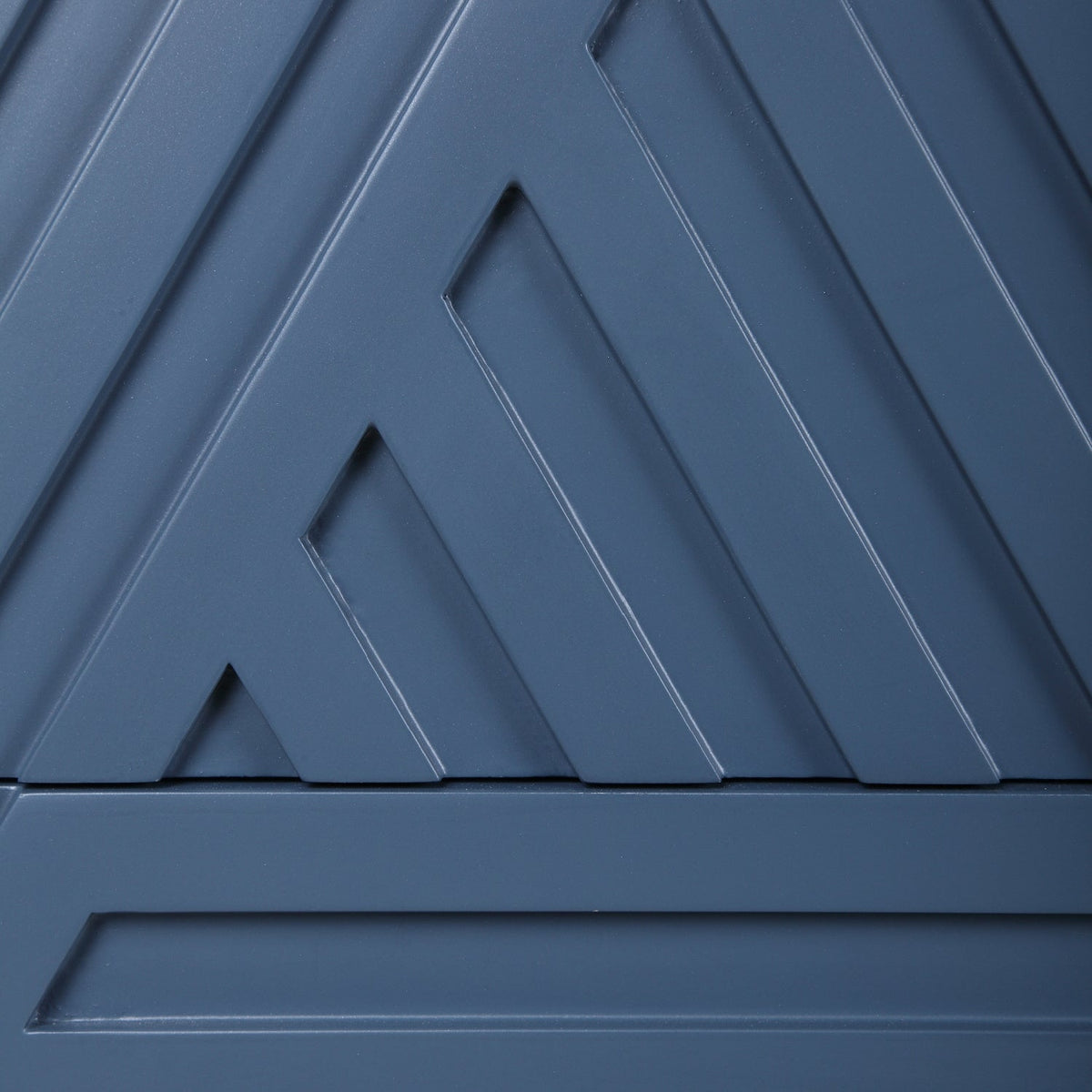 Modern European furniture - Geometric Carved 3-Drawer Chest - www.oroa.com