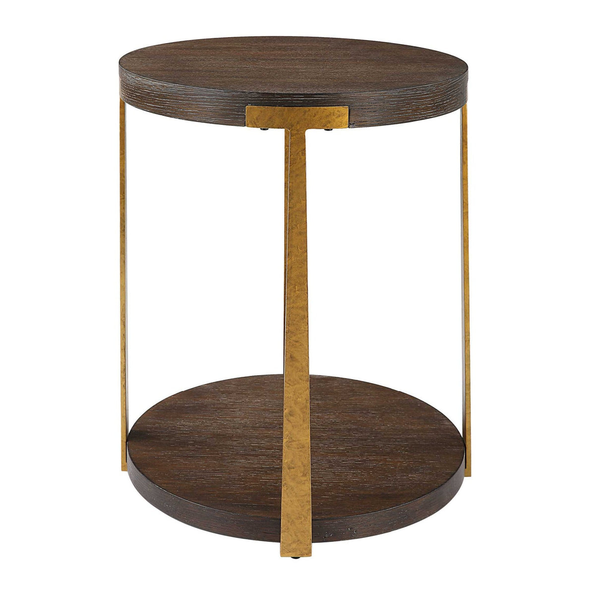 Modern European furniture - Round Two-Layer Side Table - www.oroa.com