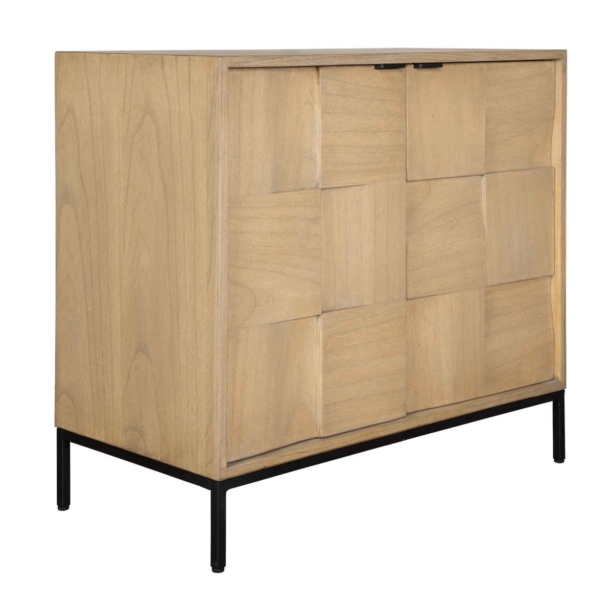 Geometric Patterned 2-Door Cabinet by Uttermost Lorenzo, alternate view 3