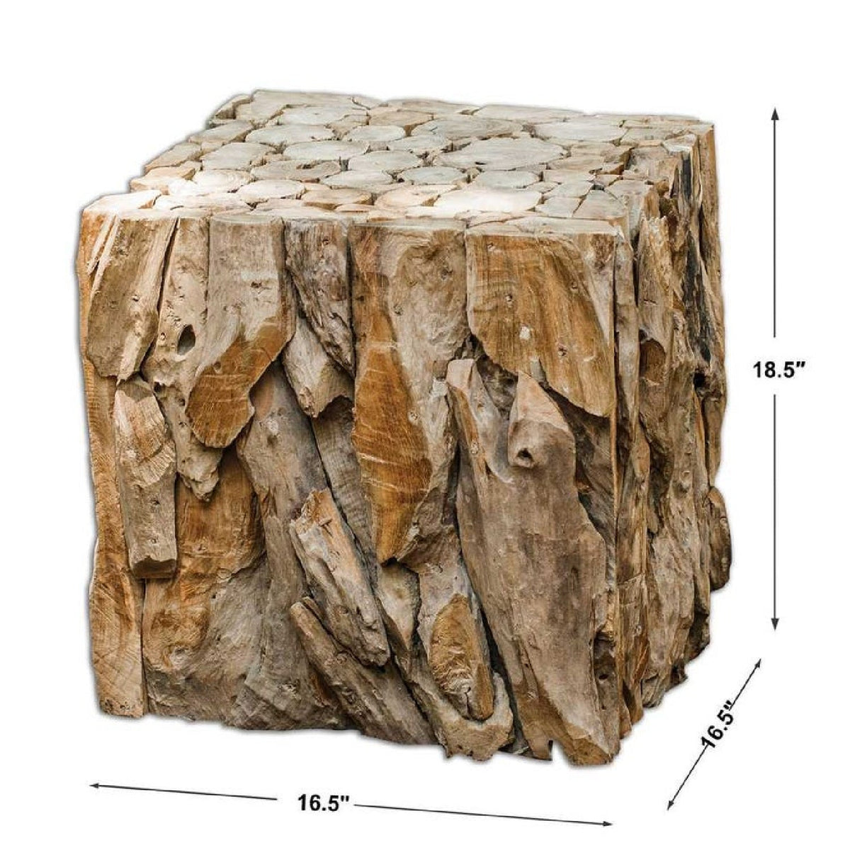 Modern European furniture - Teak Root Side Table - www.oroa.com