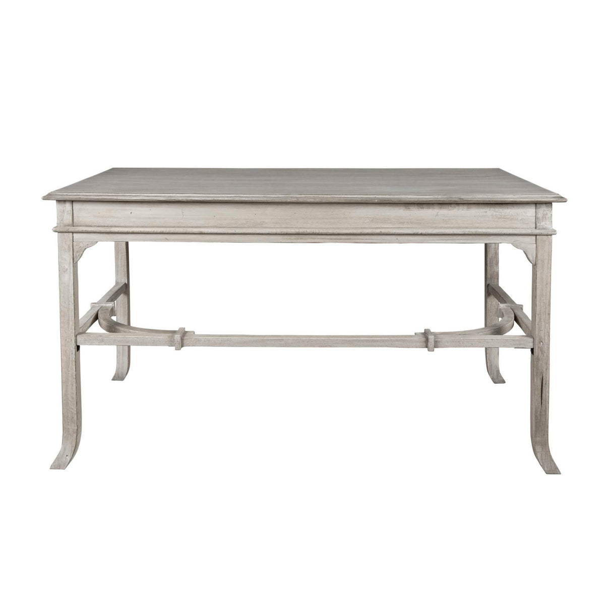 Modern European furniture - Aged White 2-Drawer Writing Desk - www.oroa.com