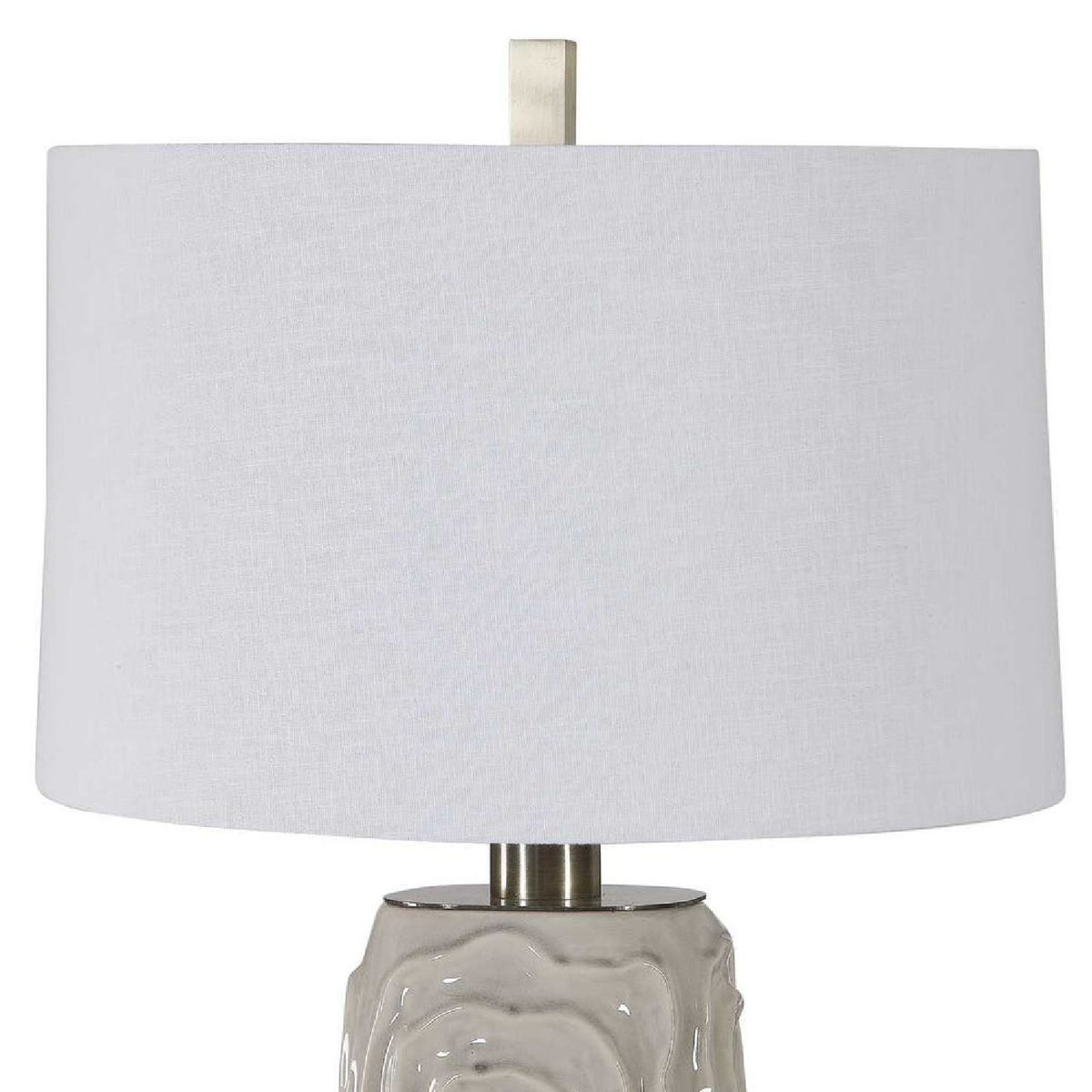 Geometric Patterned Ceramic Table Lamp by Uttermost Zade, alternate view 12