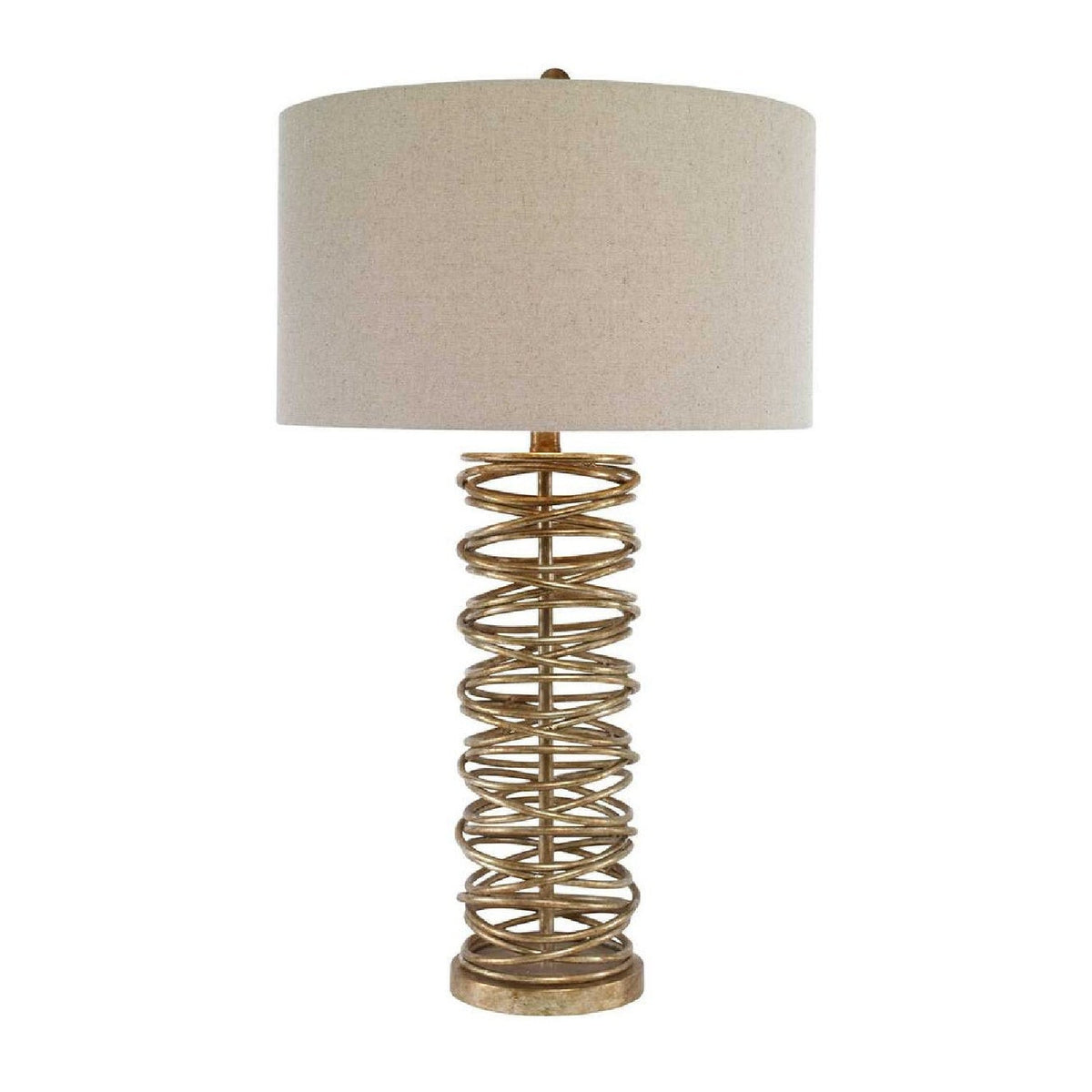 Antique Silver Loops Table Lamp by Uttermost Amarey, alternate view 3
