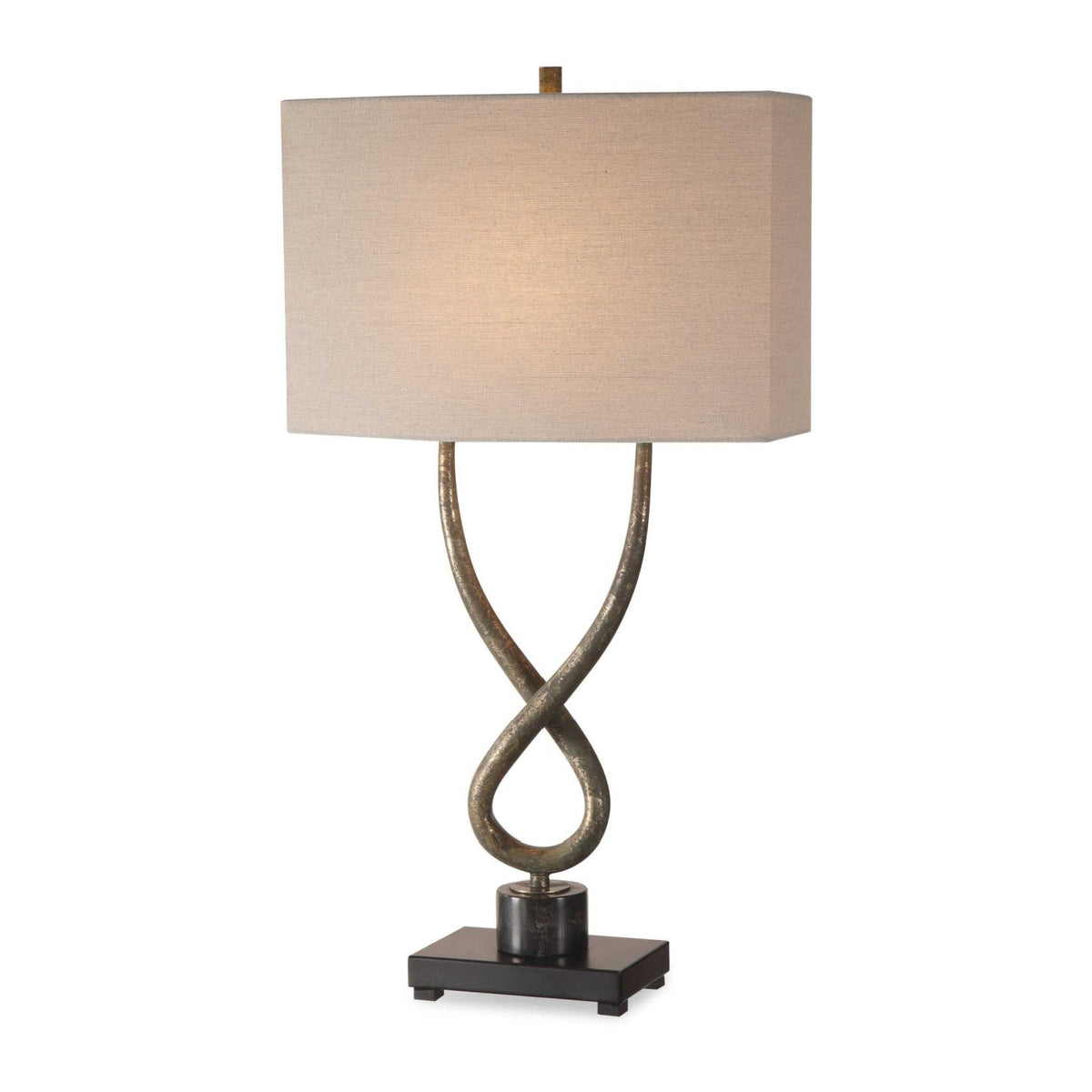 Modern European furniture - Twisted Aged Silver Table Lamp by Uttermost Talema - www.oroa.com