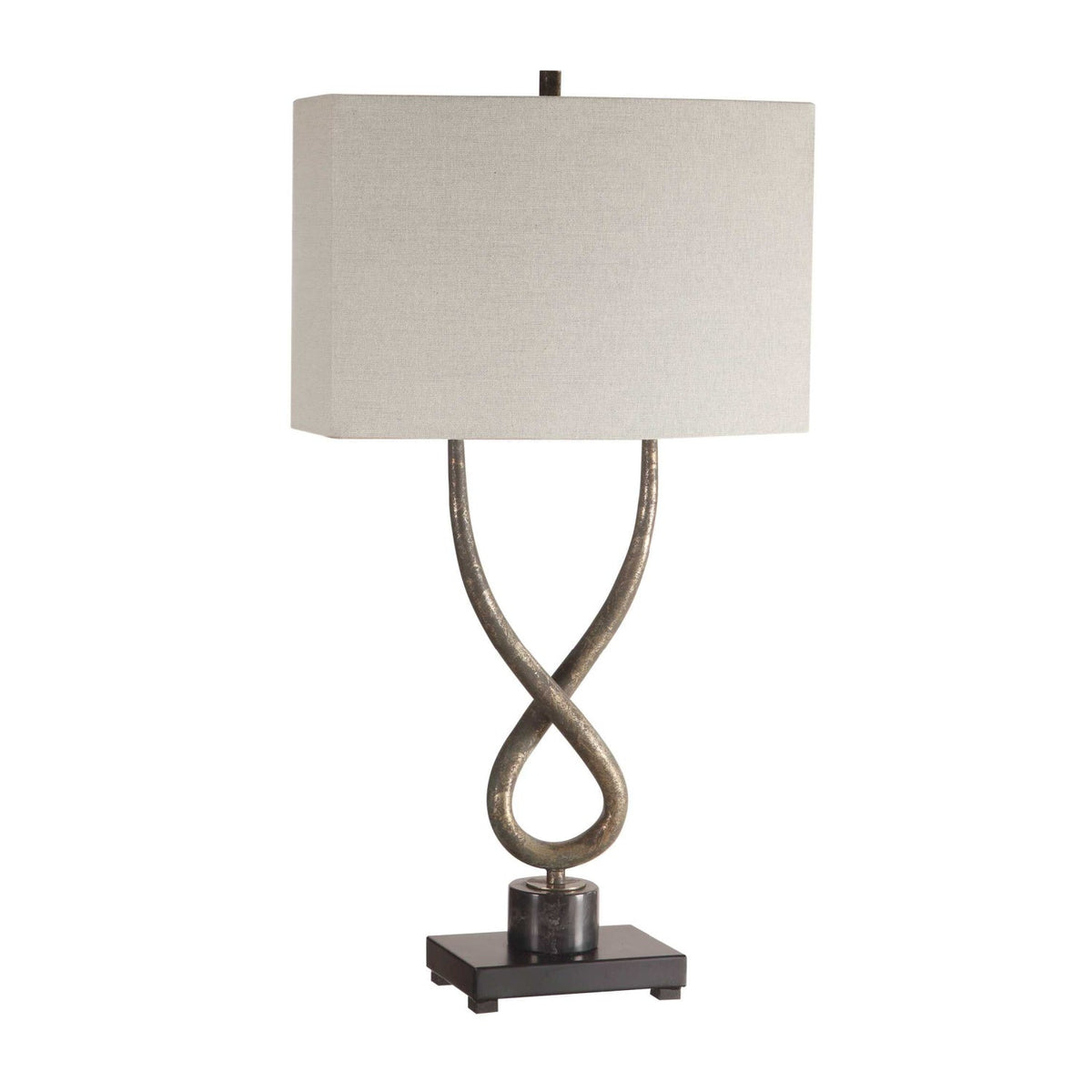 Modern European furniture - Twisted Aged Silver Table Lamp by Uttermost Talema - www.oroa.com