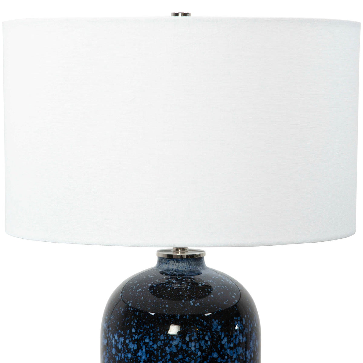 Modern European furniture - Blue Glass Table Lamp by Uttermost Stargazer - www.oroa.com
