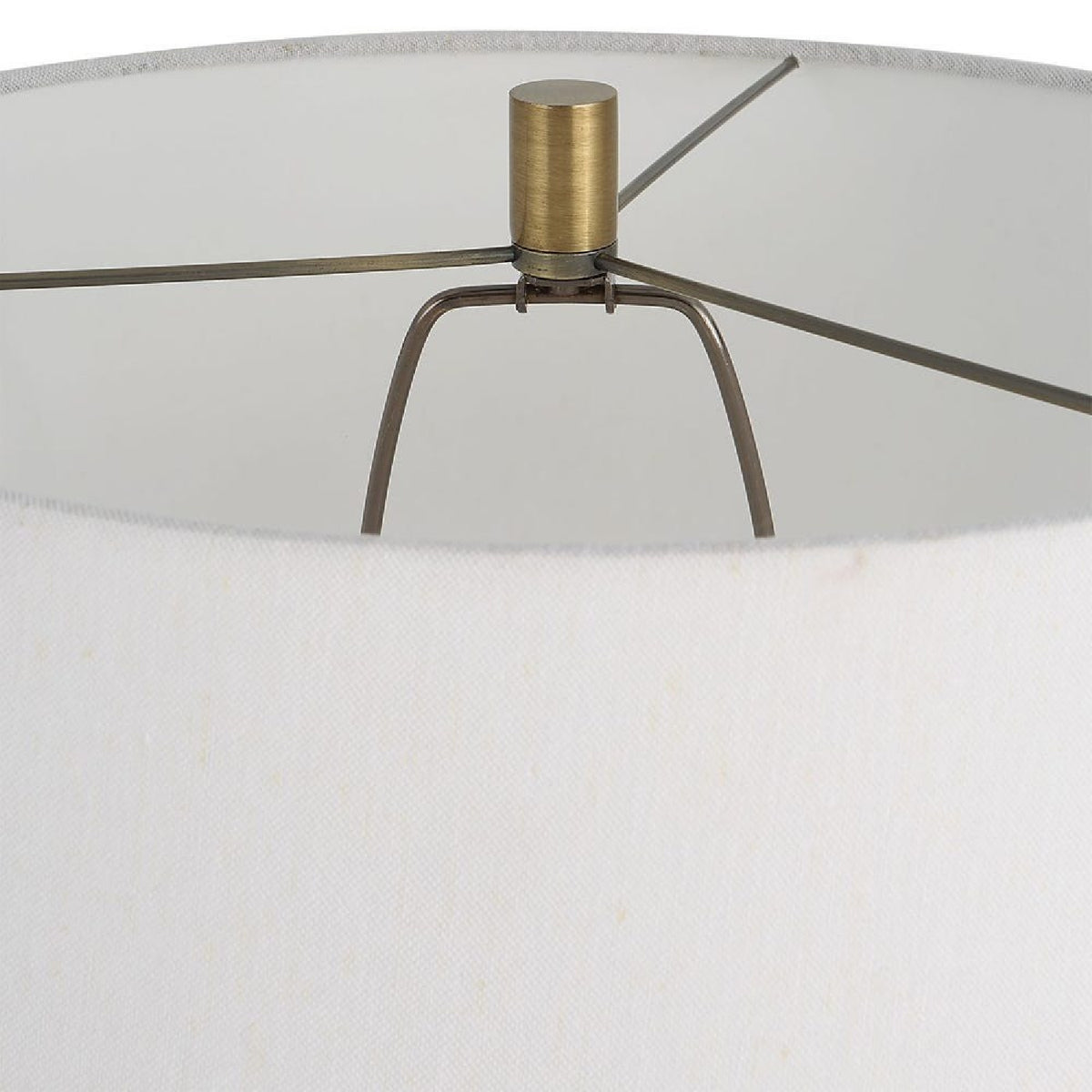Channeled Cast Iron Floor Lamp | Uttermost Miraz - www.oroa.com