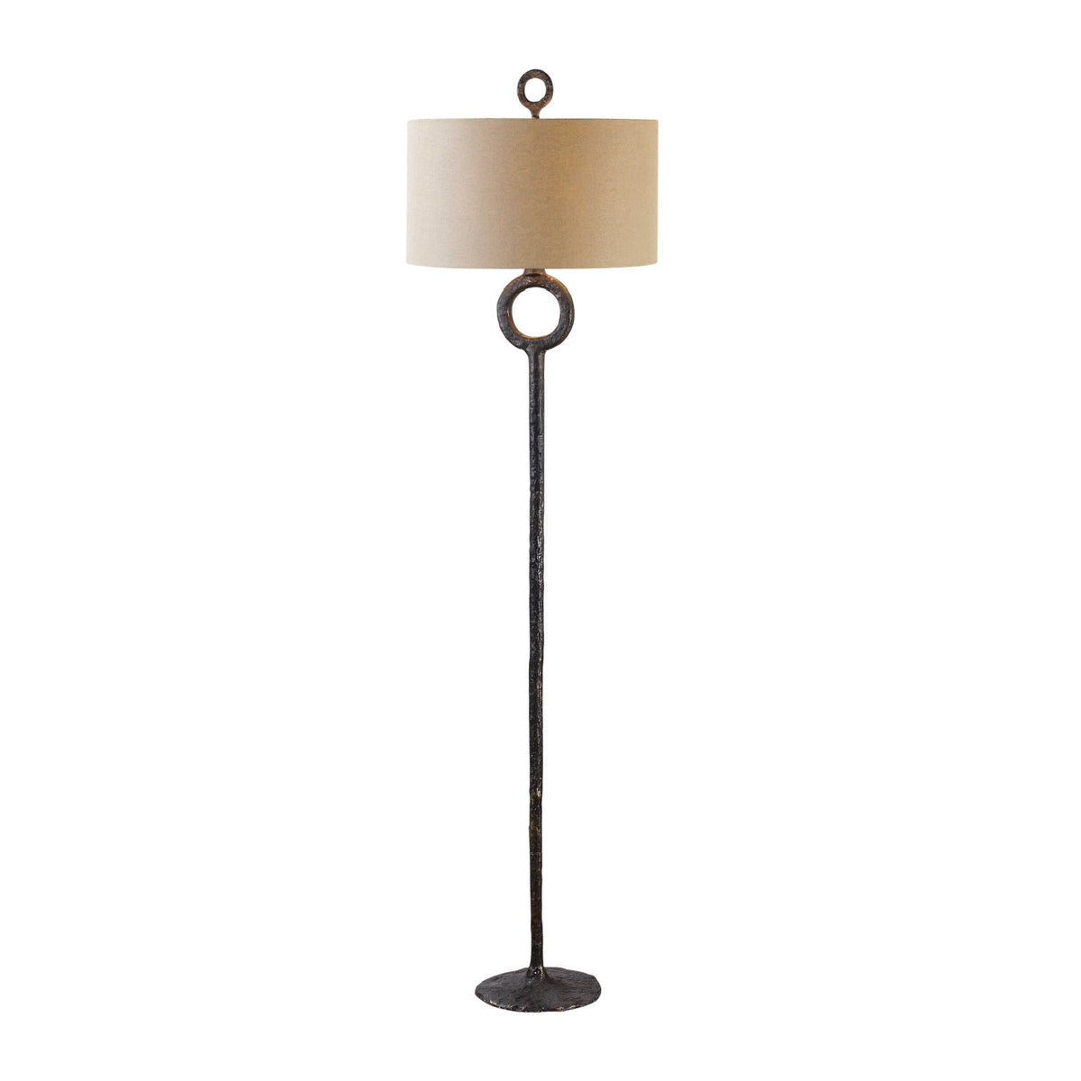 Modern European furniture - Antique Brass Adjustable Floor Lamp - www.oroa.com