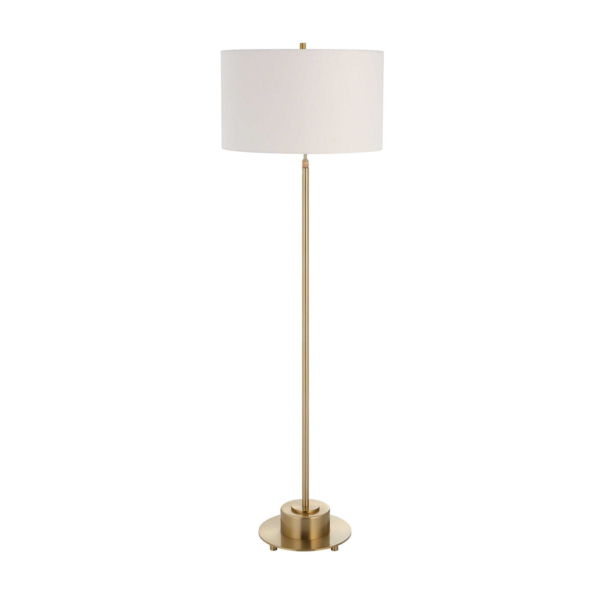 Modern European furniture - Antique Brass Adjustable Floor Lamp - www.oroa.com
