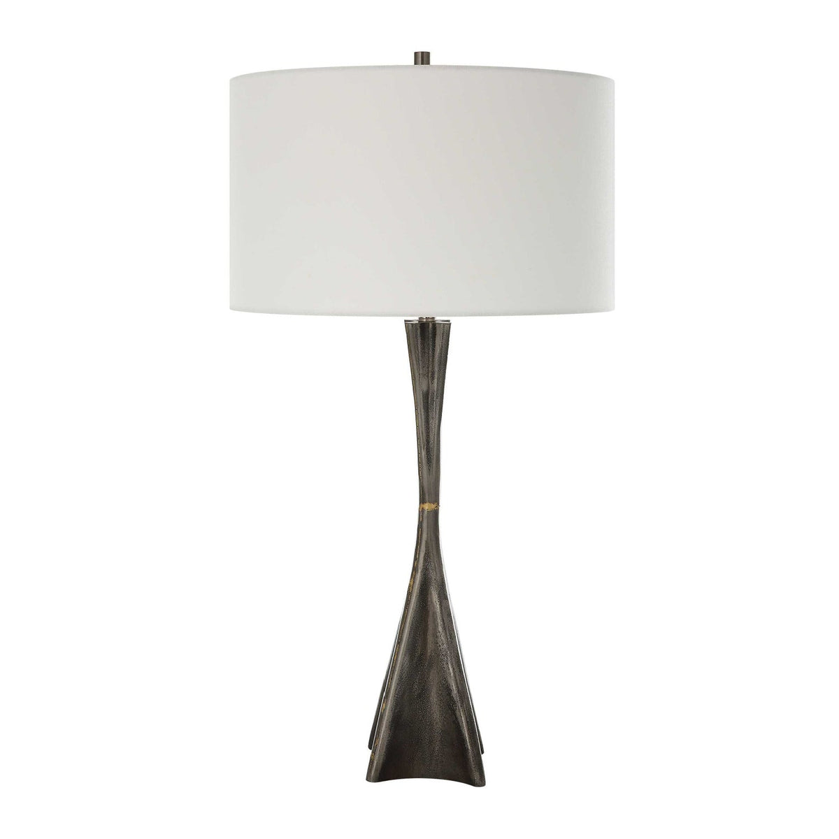 Modern European furniture - Textured Cast Iron Table Lamp by Uttermost Keiron - www.oroa.com