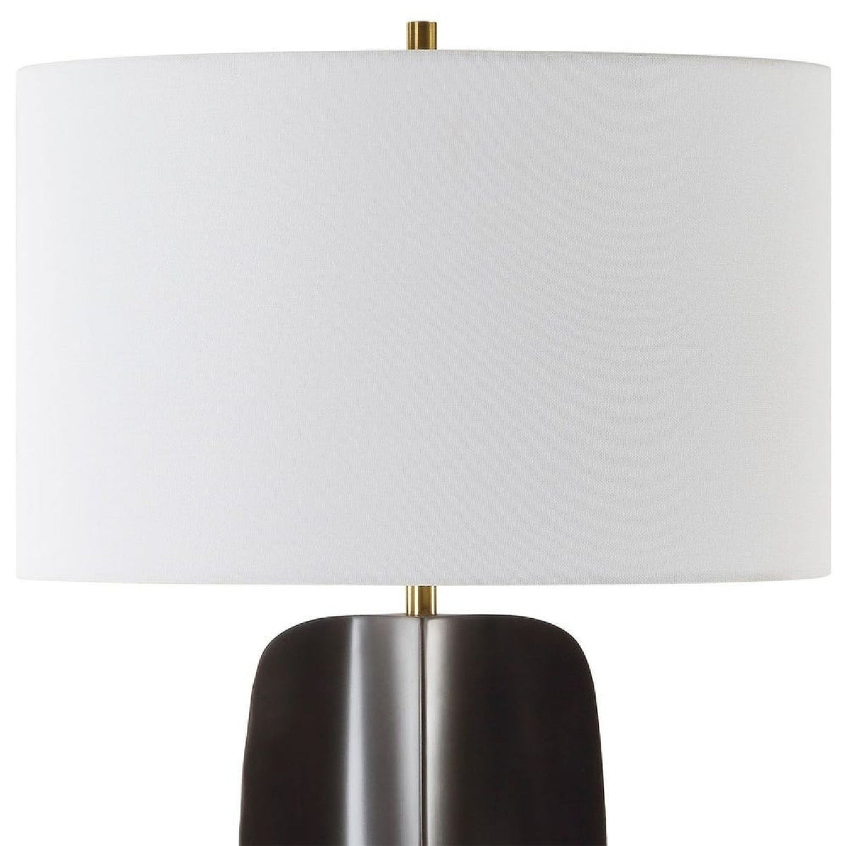 Modern European furniture - Black Iron Modern Table Lamp by Uttermost Kure - www.oroa.com