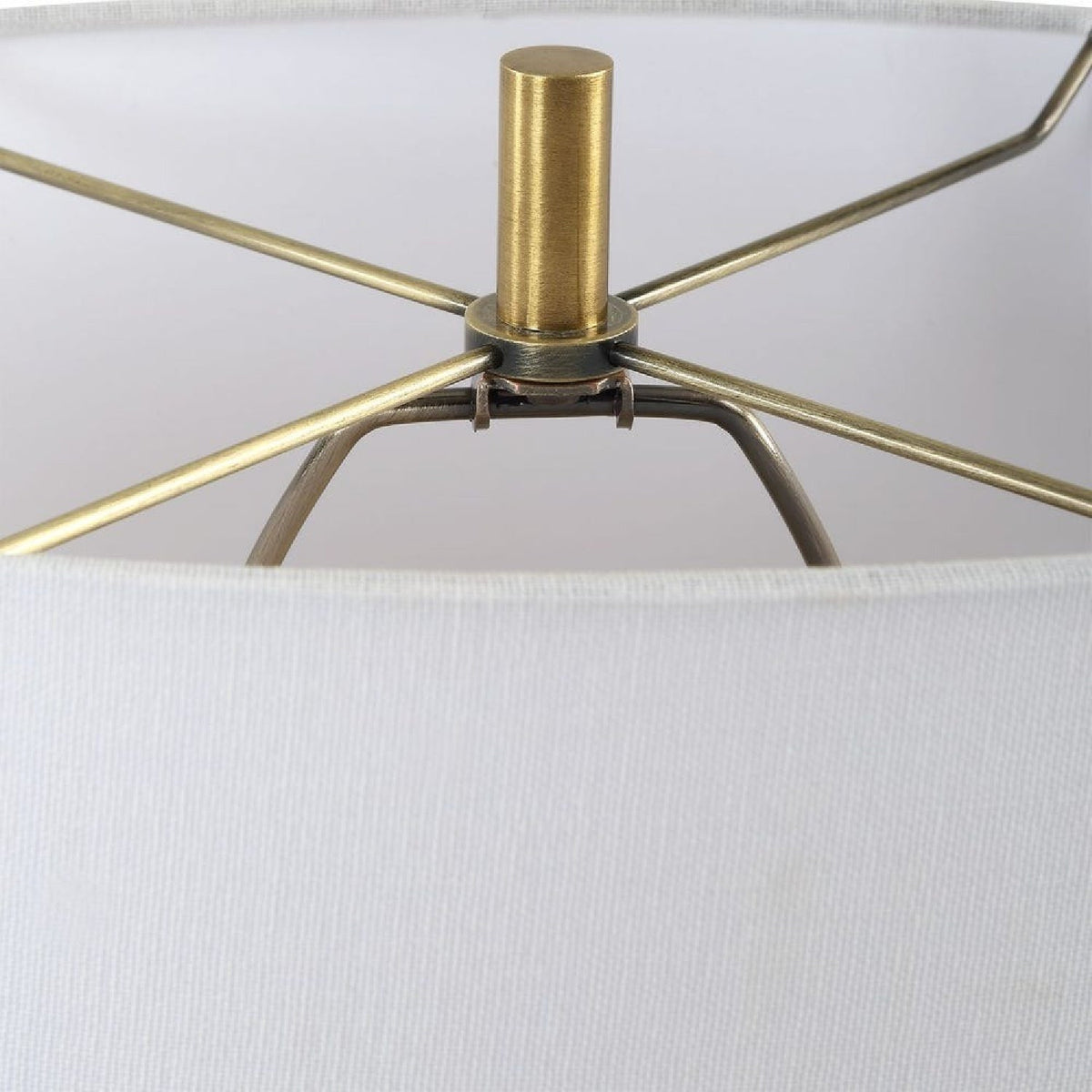 Modern European furniture - Black Iron Modern Table Lamp by Uttermost Kure - www.oroa.com