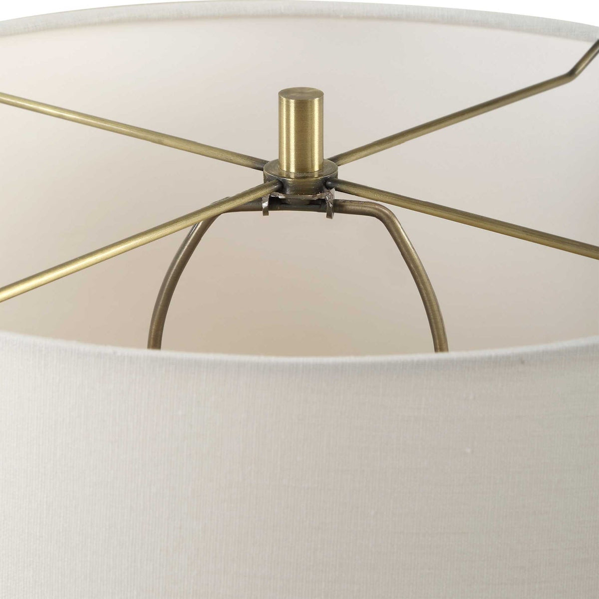 Modern European furniture - Beige Travertine Table Lamp - www.oroa.com