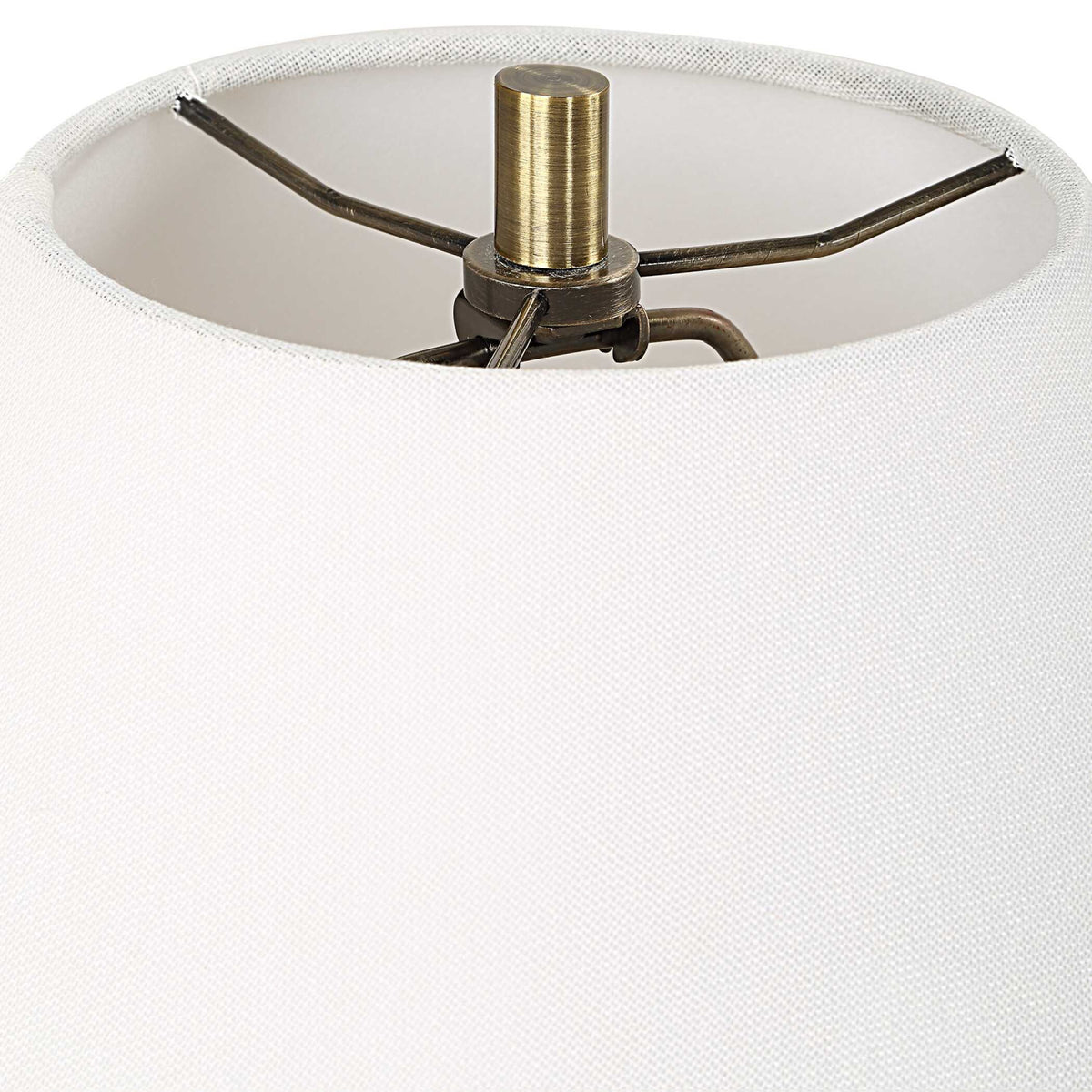 Modern European furniture - Blue Glaze Ceramic Table Lamp - www.oroa.com