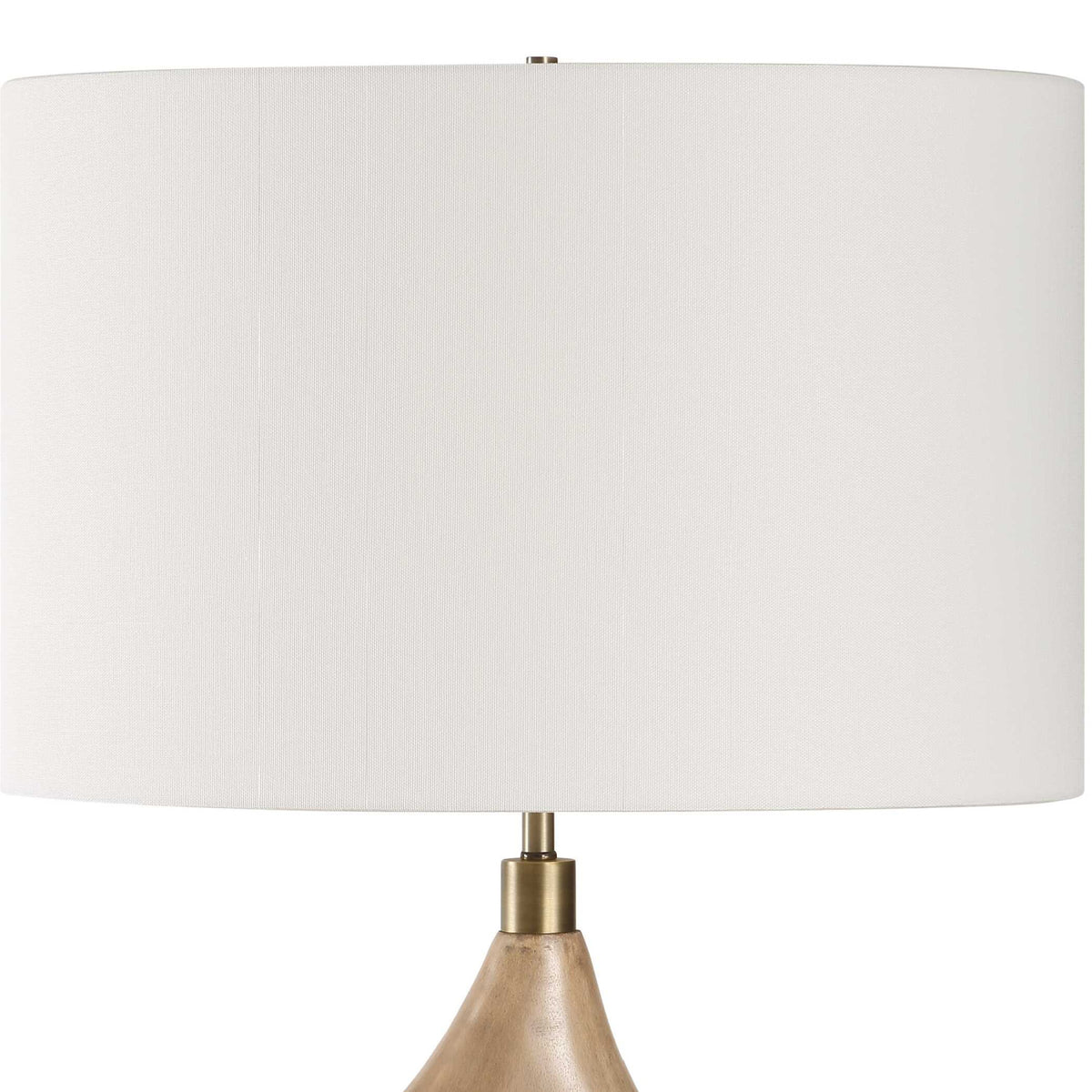 Modern European furniture - Abstract Carved Wood Floor Lamp - www.oroa.com
