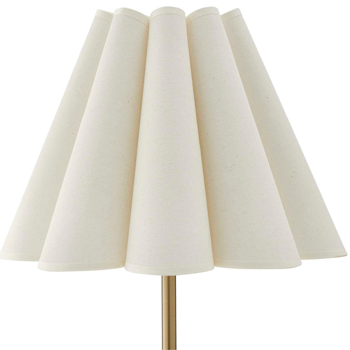 Modern European furniture - White Fluted Fabric Table Lamp - www.oroa.com
