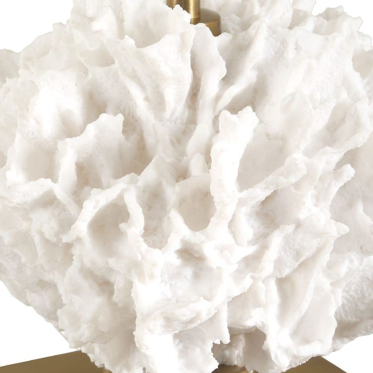 White Coral Sculpture Buffet Lamp by Uttermost Caronia, alternate view 3