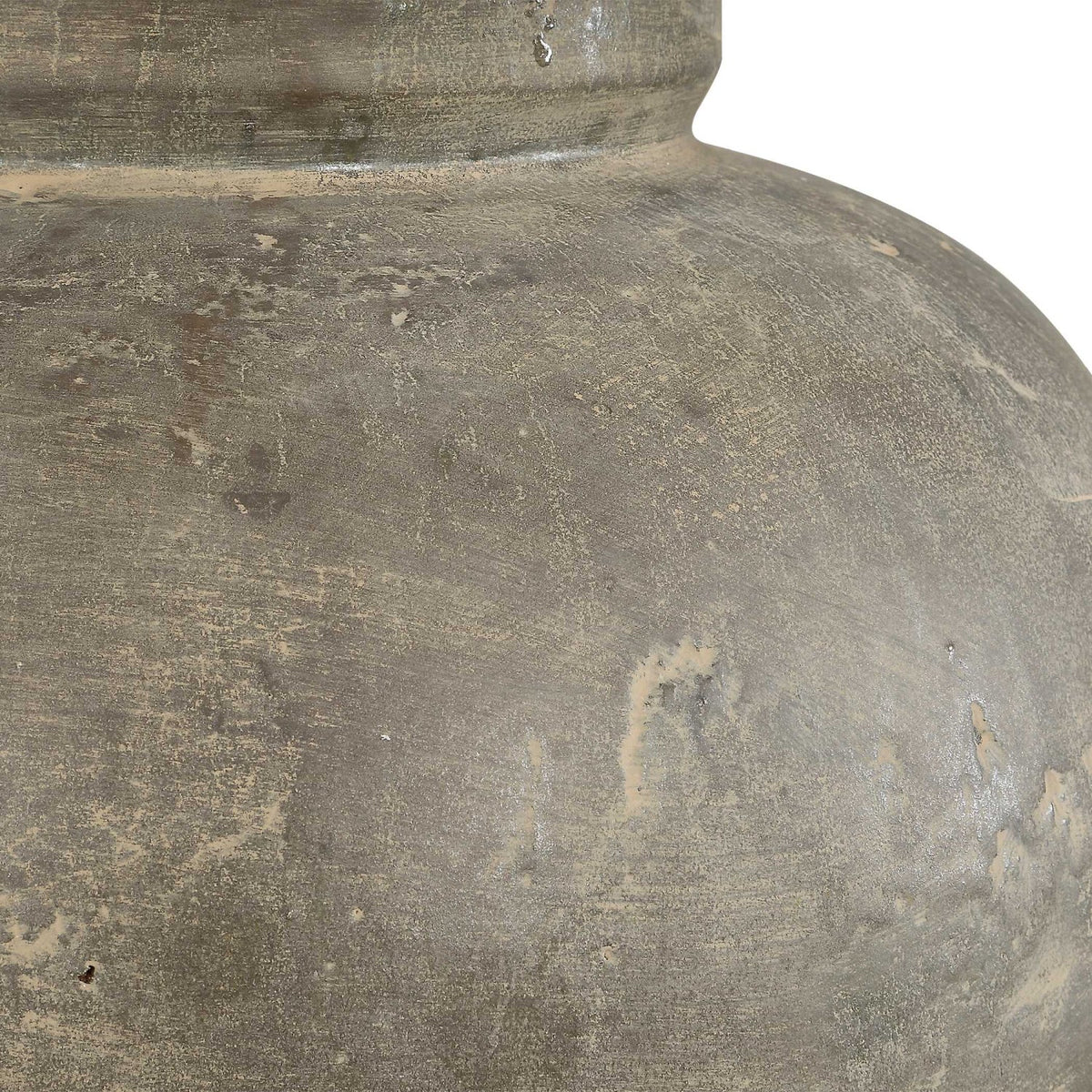 Modern European furniture - Aged Gray Ceramic Table Lamp by Uttermost Rock of Ages - www.oroa.com