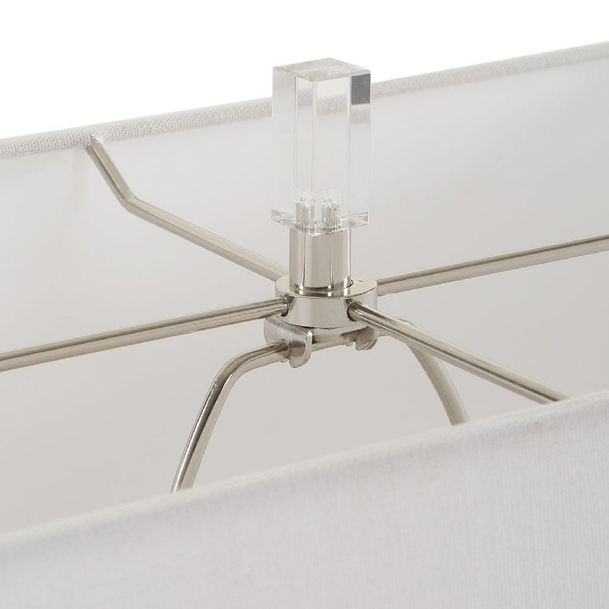 White Sculptural Table Lamp by Uttermost Mayme, alternate view 7