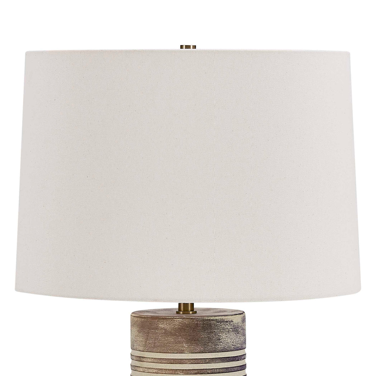 Ceramic Earth-Toned Table Lamp by Uttermost Vale, alternate view 4