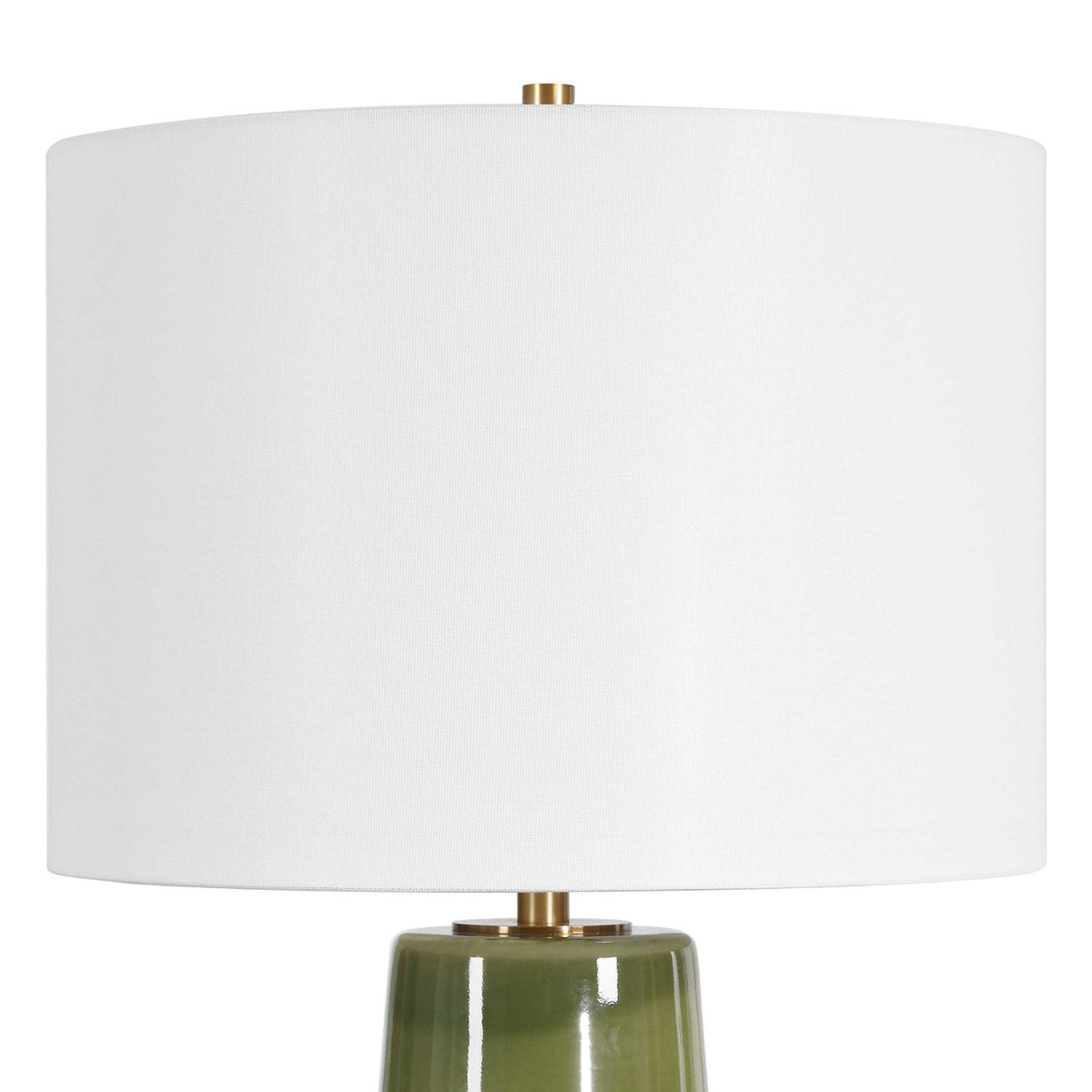 Modern European furniture - Hourglass Green Ceramic Table Lamp by Uttermost Meyer - www.oroa.com