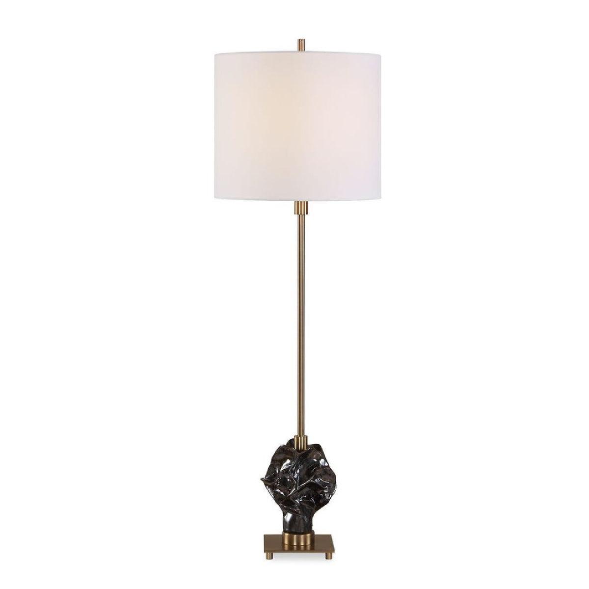 Black Organic-Shaped Buffet Lamp by Uttermost Flori