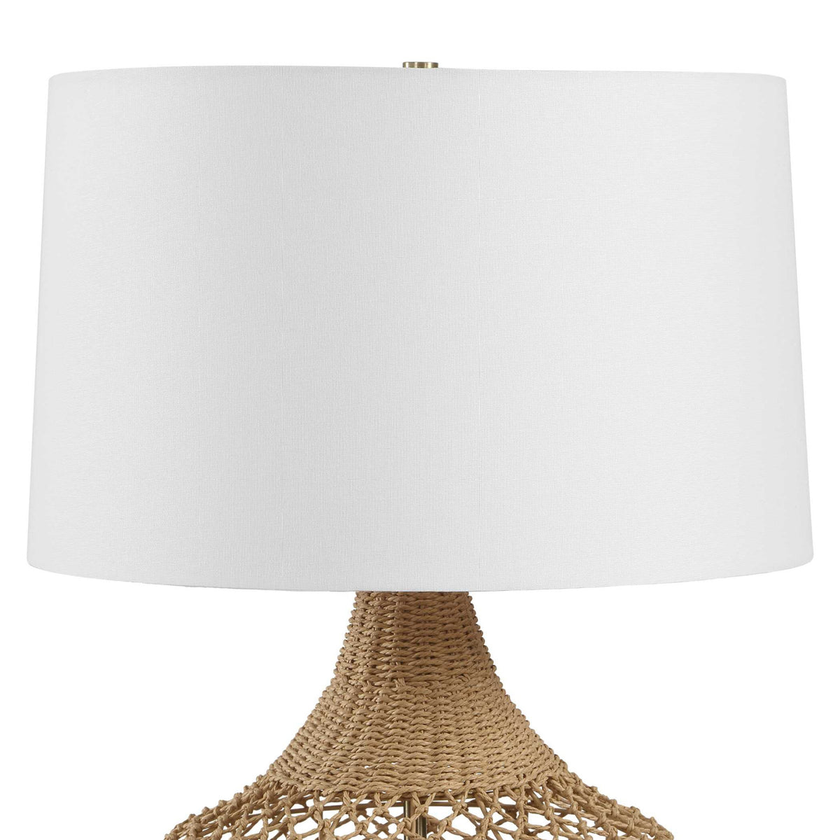 Modern European furniture - Woven Rattan Base Table Lamp - www.oroa.com