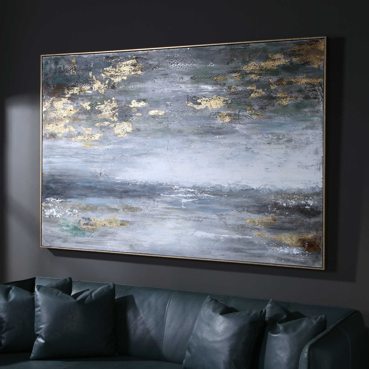 Modern European furniture - Handpainted Abstract Landscape Artwork - www.oroa.com