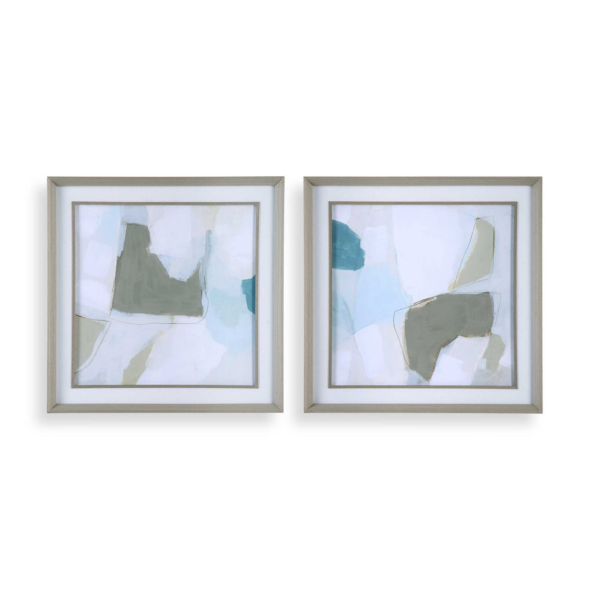 Modern European furniture - Modern Abstract Artwork Set (2) - www.oroa.com
