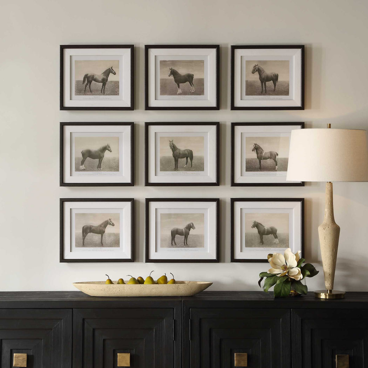 Horse Sketch Art Prints (9) | Uttermost Equine Dynasty