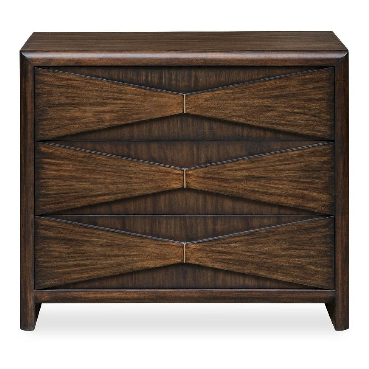 Acacia Wood 3-Drawer Chest by Uttermost Bowtie, alternate view 3