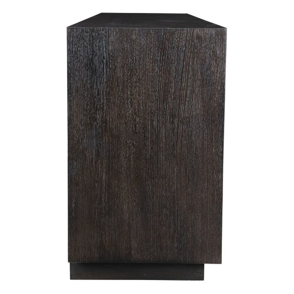 Oak Chevron 4-Door Cabinet by Uttermost Faulkner, alternate view 4
