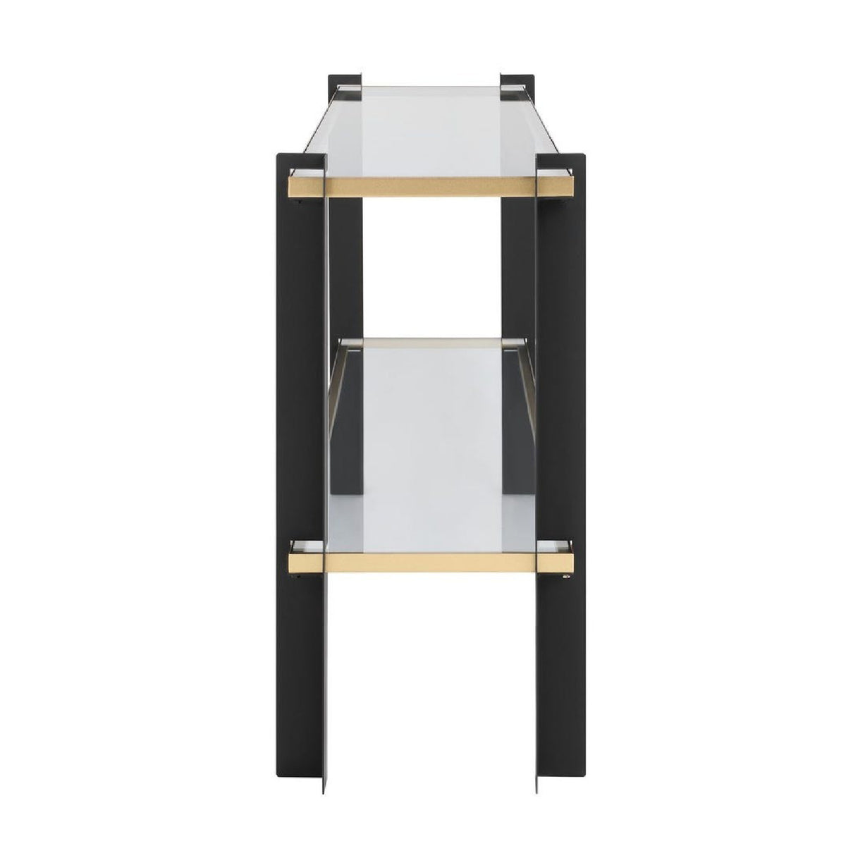 Modern European furniture - Iron Framed Glass Console Table - www.oroa.com