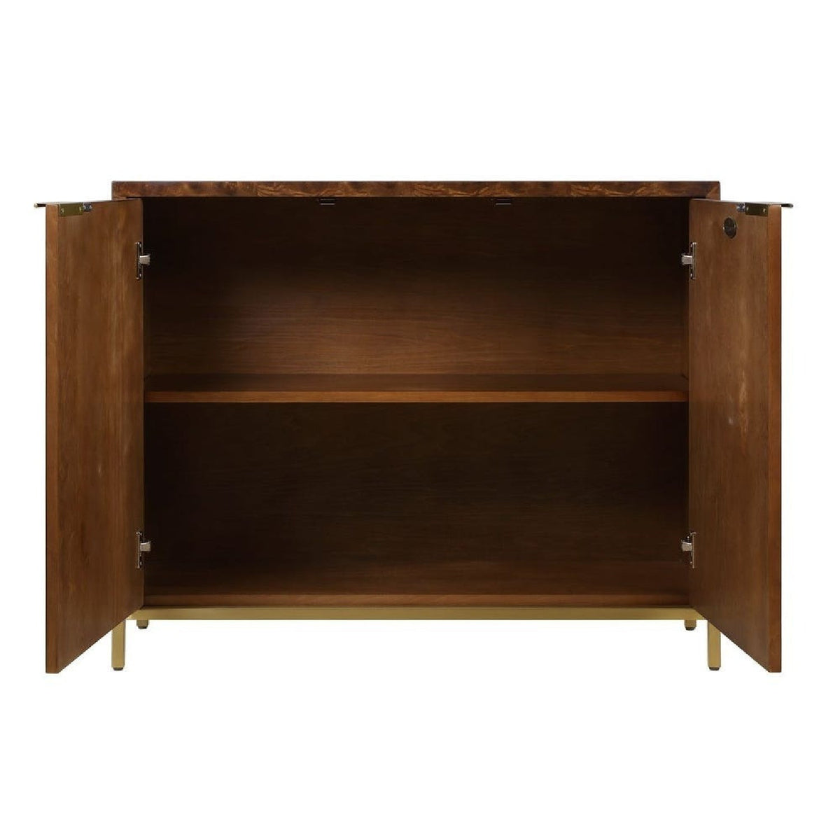 Burl Wood 2-Door Cabinet by Uttermost Jethro, alternate view 4