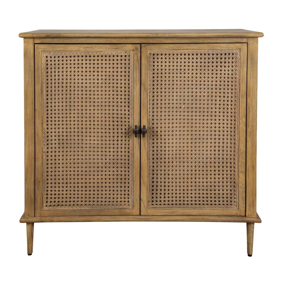 Rattan Cane 2-Door Cabinet by Uttermost Coast