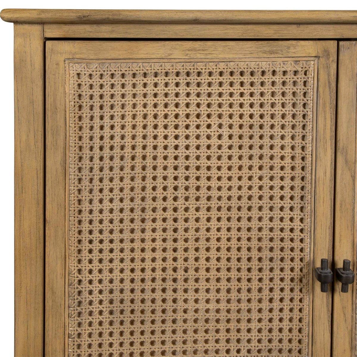 Rattan Cane 2-Door Cabinet by Uttermost Coast, alternate view 6