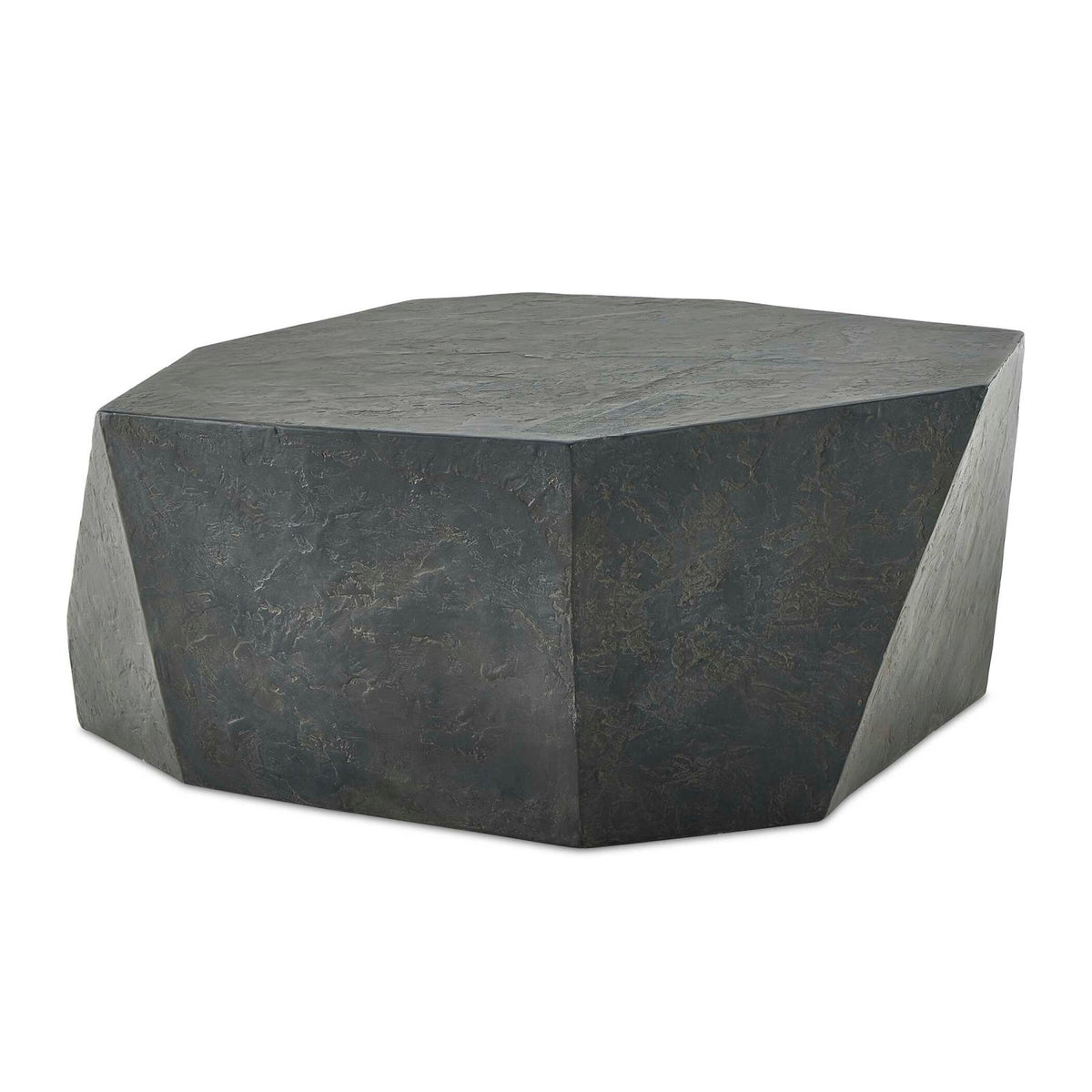 Faceted Concrete Indoor/Outdoor Coffee Table by Uttermost Parra
