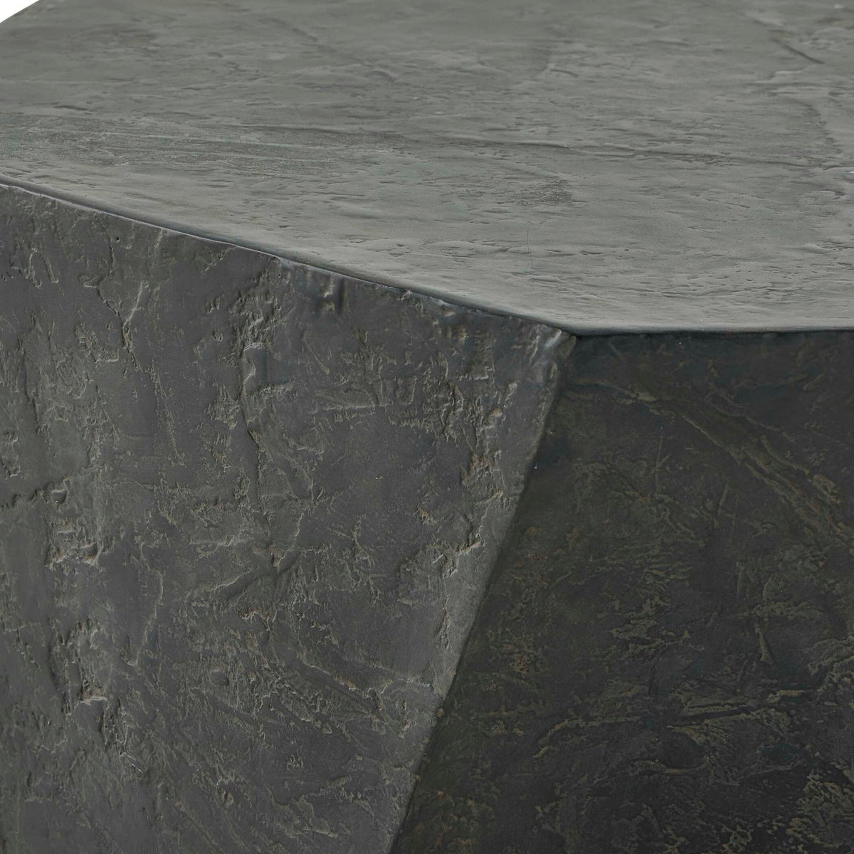 Faceted Concrete Indoor/Outdoor Coffee Table by Uttermost Parra, alternate view 11