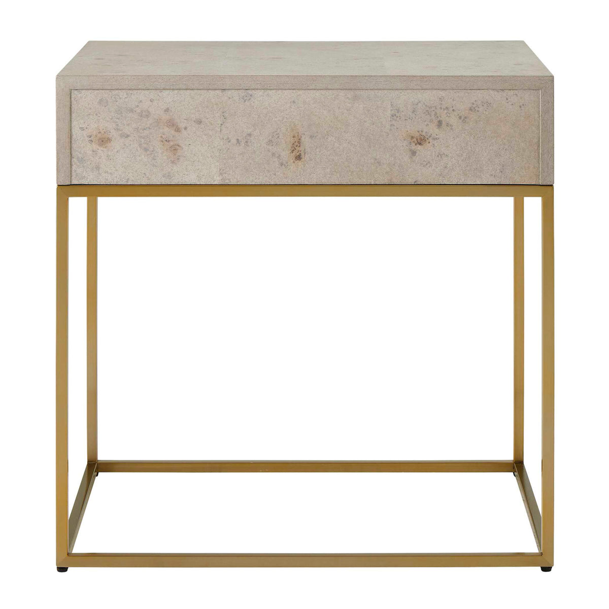 Maple Burl 1-Drawer Side Table by Uttermost Pembrook, alternate view 5