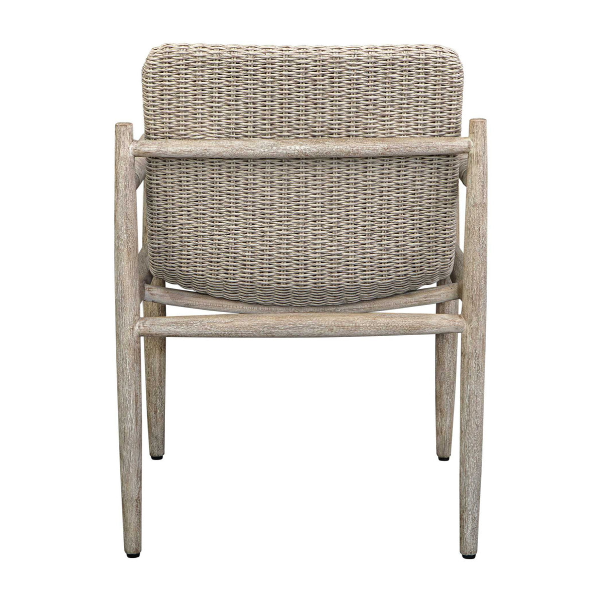 Modern European furniture - Beige Wicker Outdoor Dining Chair - www.oroa.com