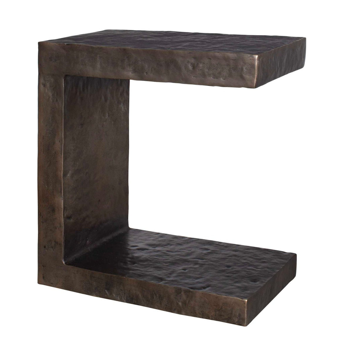 Modern European furniture - Golden Bronze Indoor/Outdoor Side Table - www.oroa.com