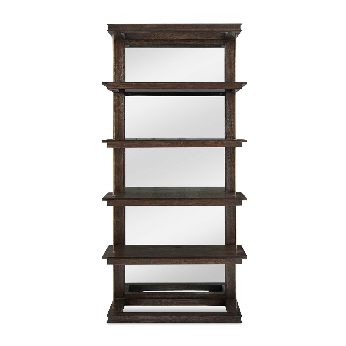 Modern European furniture - Dark Oak Bookshelf - www.oroa.com